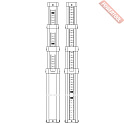 Рейка нивелирная NEDO StandardLine 5m 5 секций